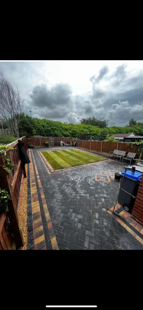 Block Paved Patio